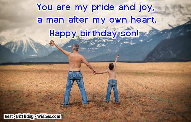 birthday messages for son