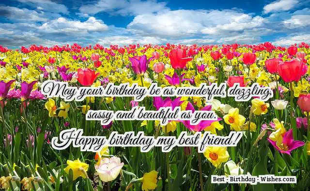 birthday wishes for best friend female