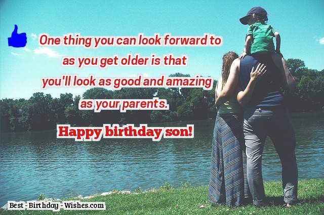 funny birthday wishes for son