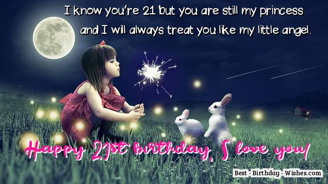 21st birthday wishes for daughter