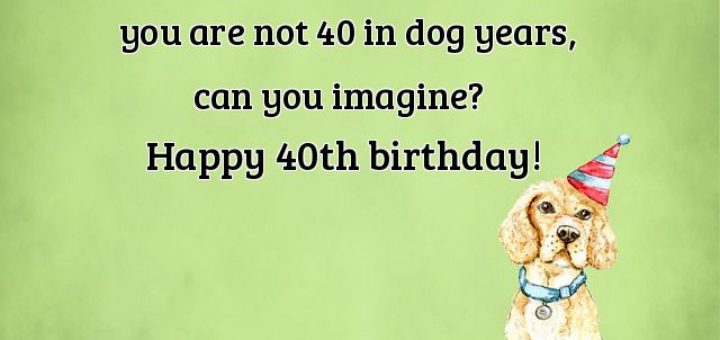 40th birthday wishes